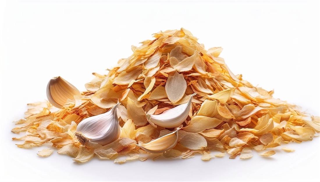 Garlic Flakes — export quality, India